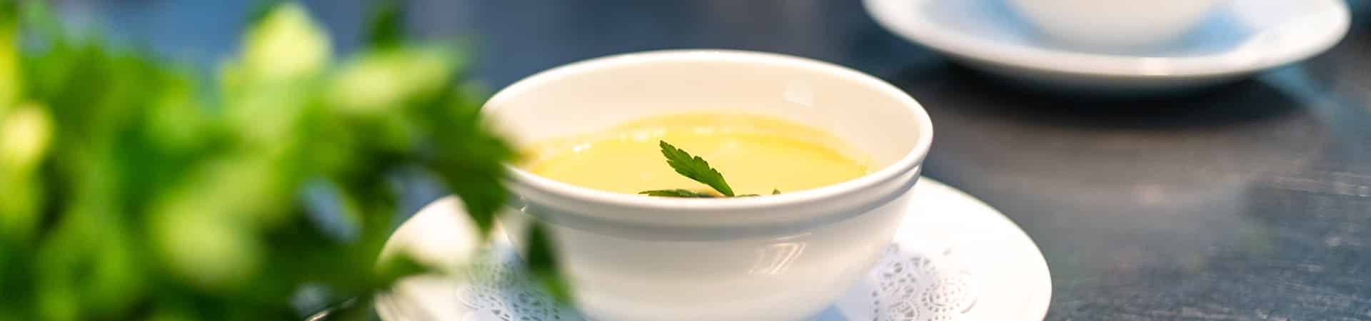 Nahaufnahme von Suppe